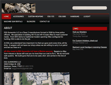 Tablet Screenshot of esggunworks.com